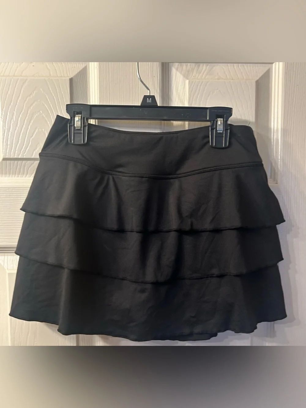 Kyodan Black Layered Ruffle Mini Skort - Picture 2 of 6